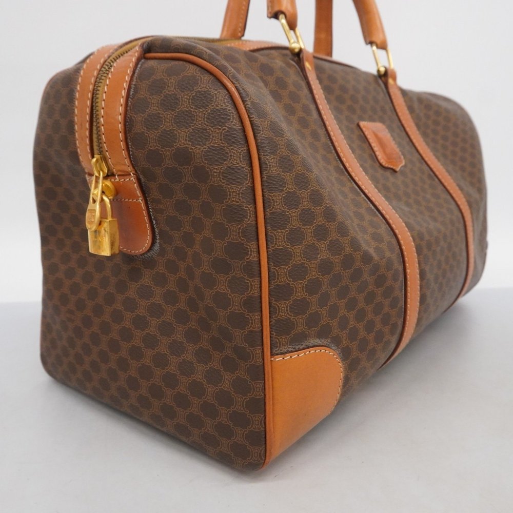 Celine Boston Bag Macadam Brown for Men and Women - Picture 2 of 16